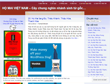 Tablet Screenshot of homaivietnam.wordpress.com