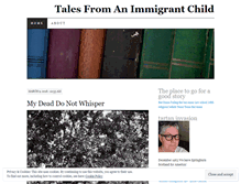 Tablet Screenshot of immigrantchild.wordpress.com