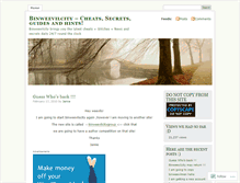 Tablet Screenshot of binweevilcity.wordpress.com