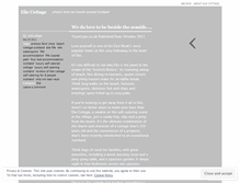 Tablet Screenshot of eliecottage.wordpress.com