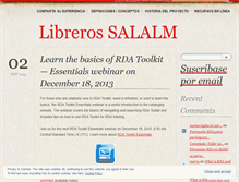 Tablet Screenshot of librerossalalm.wordpress.com