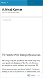 Mobile Screenshot of anirajkumar.wordpress.com