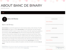 Tablet Screenshot of blogs.aboutbancdebinary.wordpress.com