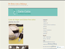 Tablet Screenshot of debemcomabalanca.wordpress.com
