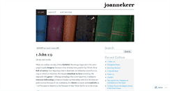 Desktop Screenshot of joannekerr.wordpress.com