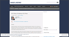 Desktop Screenshot of investnretire.wordpress.com