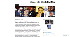 Desktop Screenshot of clementemastella.wordpress.com