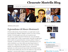 Tablet Screenshot of clementemastella.wordpress.com