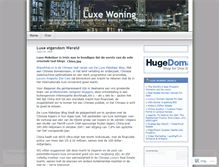 Tablet Screenshot of luxewoning.wordpress.com