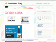 Tablet Screenshot of gruposhekinah.wordpress.com
