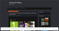 Desktop Screenshot of iarmenta.wordpress.com