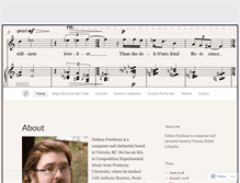 Tablet Screenshot of nathanfriedmanmusic.wordpress.com