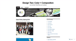 Desktop Screenshot of colordesign112.wordpress.com