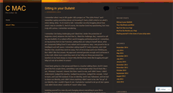 Desktop Screenshot of cmac1130.wordpress.com