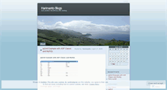 Desktop Screenshot of harimanto.wordpress.com