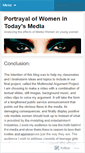 Mobile Screenshot of mediawomen.wordpress.com