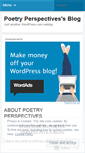 Mobile Screenshot of poetryperspectives.wordpress.com