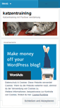 Mobile Screenshot of katzentraining.wordpress.com