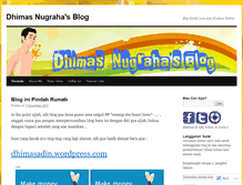 Tablet Screenshot of dhimasnugraha.wordpress.com