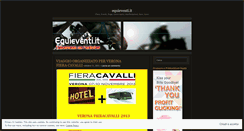 Desktop Screenshot of equieventi.wordpress.com