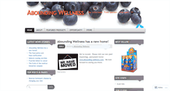 Desktop Screenshot of aboundingwellness.wordpress.com
