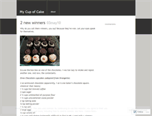 Tablet Screenshot of mycupofcake.wordpress.com