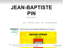 Tablet Screenshot of jbpin.wordpress.com