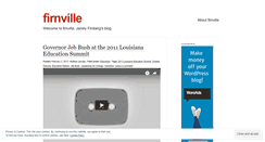 Desktop Screenshot of firnville.wordpress.com