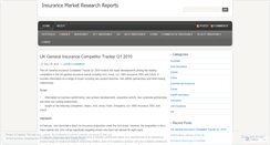 Desktop Screenshot of insurancemarketresearch.wordpress.com