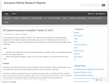 Tablet Screenshot of insurancemarketresearch.wordpress.com