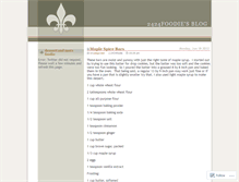 Tablet Screenshot of 2424foodie.wordpress.com
