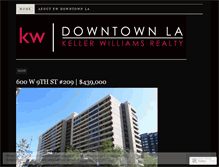 Tablet Screenshot of kwdowntownla.wordpress.com