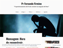 Tablet Screenshot of prfernandofirmino.wordpress.com