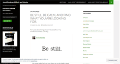 Desktop Screenshot of jamulbooksandmusic.wordpress.com