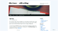 Desktop Screenshot of aliceloweblogs.wordpress.com