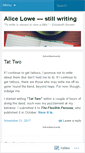 Mobile Screenshot of aliceloweblogs.wordpress.com