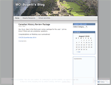 Tablet Screenshot of mcibugelli.wordpress.com