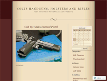 Tablet Screenshot of coltguns.wordpress.com