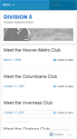 Mobile Screenshot of kiwanisdivision5.wordpress.com