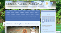 Desktop Screenshot of consejoambiental.wordpress.com