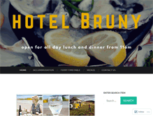 Tablet Screenshot of hotelbruny.wordpress.com