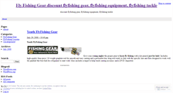 Desktop Screenshot of flyfishinggear.wordpress.com