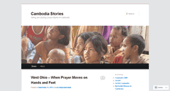 Desktop Screenshot of cambodiastories.wordpress.com