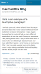 Mobile Screenshot of mac06.wordpress.com