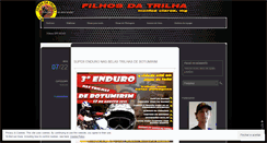 Desktop Screenshot of filhosdatrilha.wordpress.com