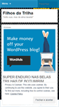 Mobile Screenshot of filhosdatrilha.wordpress.com