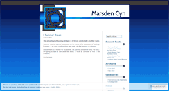Desktop Screenshot of marsdencyn.wordpress.com