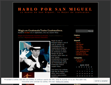 Tablet Screenshot of habloporsanmiguel.wordpress.com