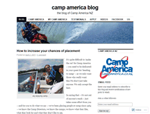 Tablet Screenshot of campamericablog.wordpress.com