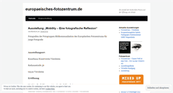 Desktop Screenshot of europaeischesfotozentrum.wordpress.com